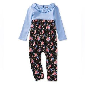 Tea collection floral ruffle romper
